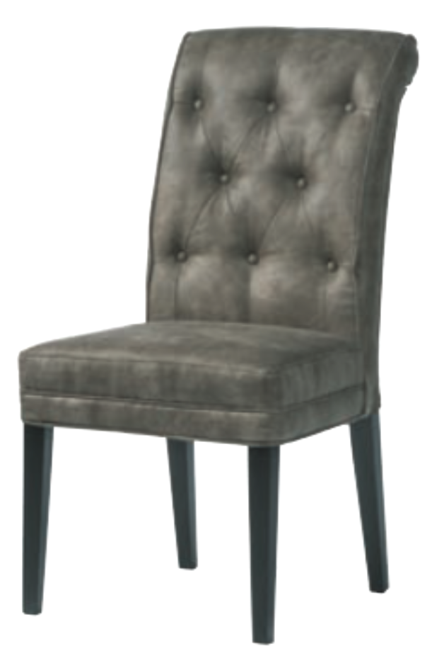 landelijke-stijl-stoel-met-knopen