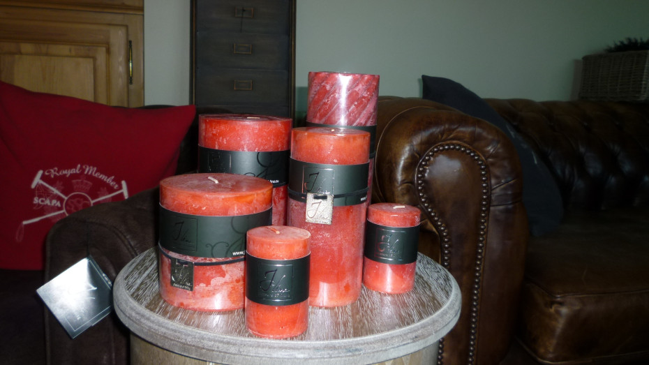 cilinderkaars-rood-72h-van-j-line