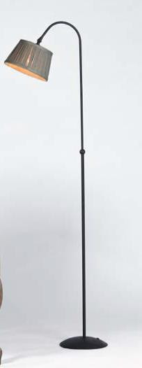 landelijke-stijl-staanlamp-roestkleur-met-plisse-kap