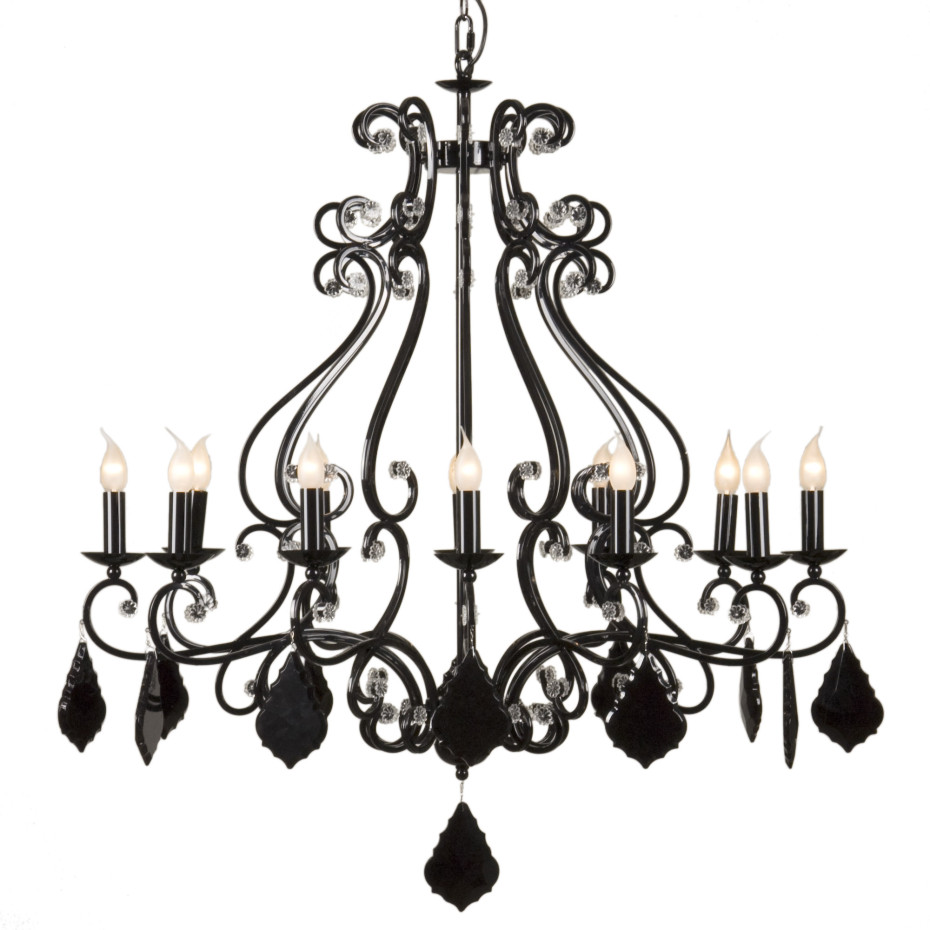 barozzi-excl-12x60w-dia105cm-zwart-glossy