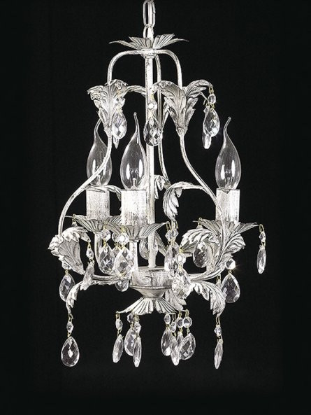 Brocante lustre romantique